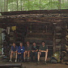 0258 2011.06.24 Hikers staying at Cable Gap Shelter by Attila in Section Hikers