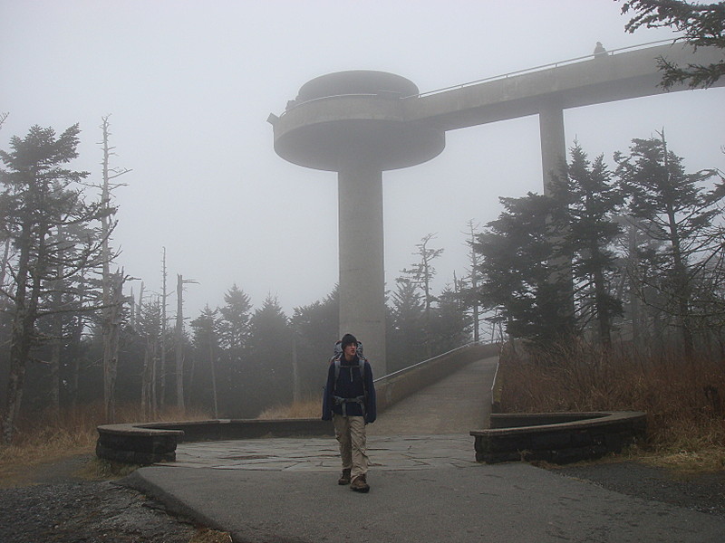 0339 2011.11.26 Gabe At Clingmans Dome