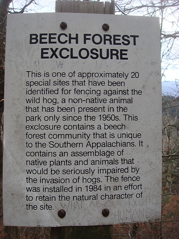 0379 2011.11.26 Beech Forest Exclosure Sign