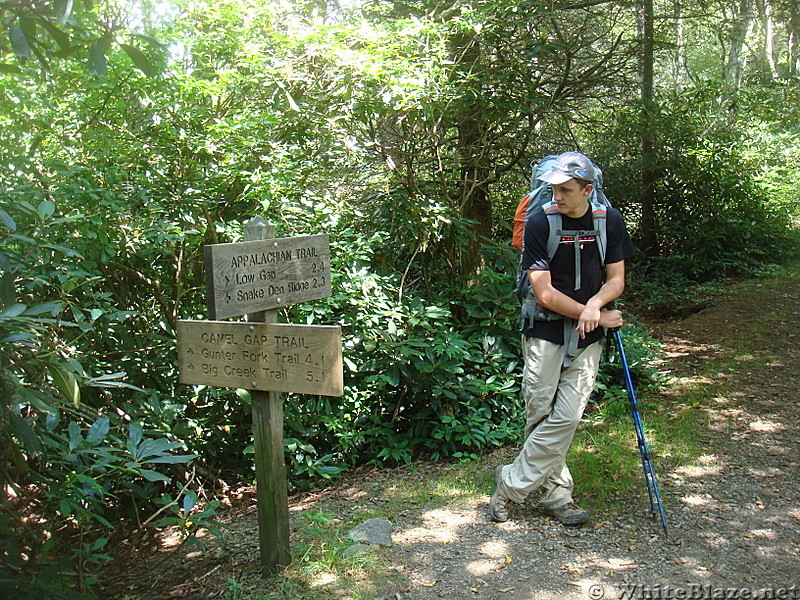 0432 2012.08.25 Gabe At Camel Gap Trail Sign