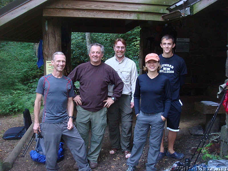 0433 2012.08.25 The Crew At Cosby Knob Shelter