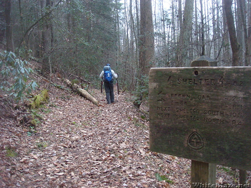 0461 2012.11.23 Sidetrail To Groundhog Creek Shelter