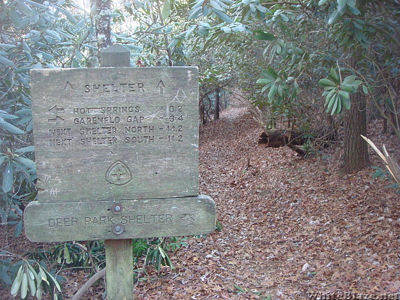 0494 2012.11.25 Deer Park Mountain Shelter Sign