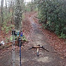 0588 2013.12.29 AT Sign On Trail South Of Erwin by Attila in Trail & Blazes in North Carolina & Tennessee