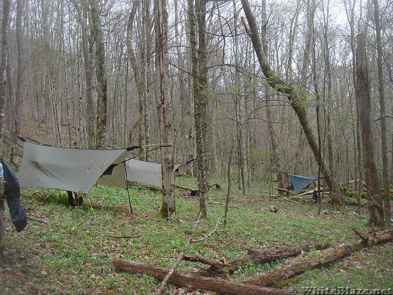 0632 2014.04.25 Our Hammock Campsite North Of Clyde Smith Shelter