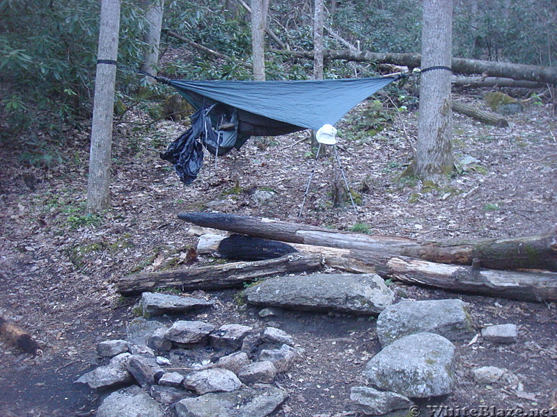 0701 2015.05.02 My Hammock At Mountaineer Falls Shelter