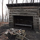 0754 2016.12.22 Old Log Shelter South Of McQueen Gap by Attila in North Carolina & Tennessee Shelters