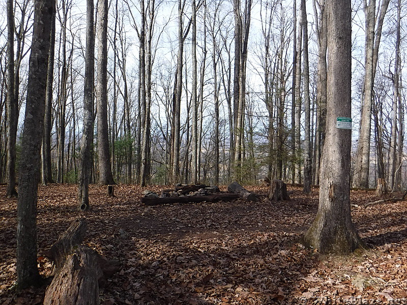 0764 2016.12.23 Campsite And Water North Of TN - VA Border