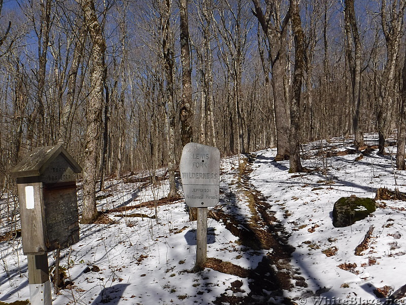 0791 2017.02.17 Entering Lewis Fork Wilderness Area