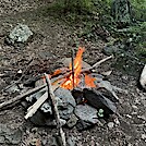 1088 2022.09.03 Campfire At Harpers Creek Shelter Campsite by Attila in Virginia & West Virginia Shelters