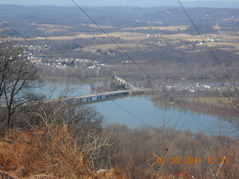 Susquehanna River from Peter's Mountain, Pa.