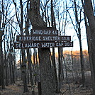 sign near Leroy Smith shelter by Tinker in Trail & Blazes in Maryland & Pennsylvania