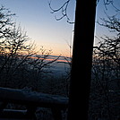 Sunrise from Kirkridge Shelter by Tinker in Maryland & Pennsylvania Shelters