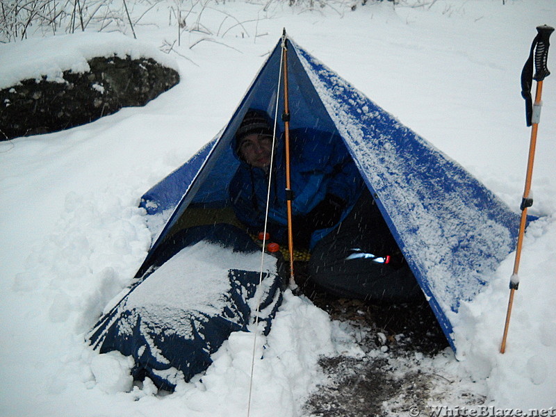 Cheap shelter from the snow. Mariano