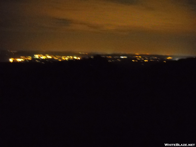 Manhattan At Night From West Mountain Shelter, Ny