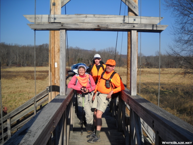 My Son, David, Sharon (section Hiker) And Me On Boardwalk In Nj