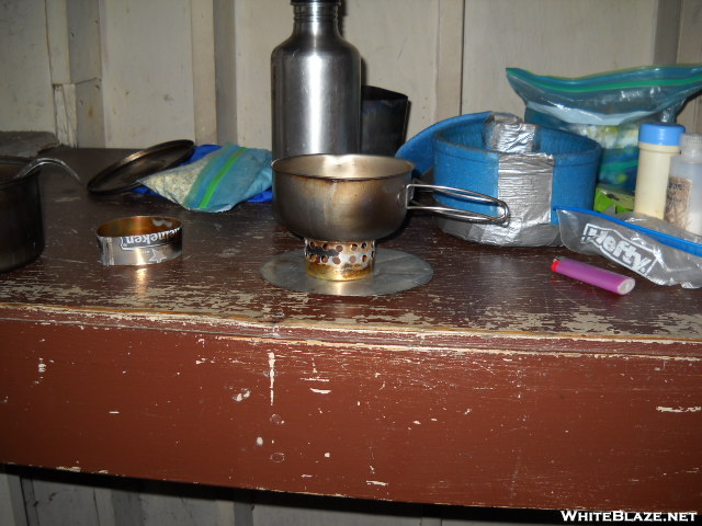 Supercat Stove With Votive Candle Inside Used For Keeping Coffee Warm
