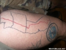 PCT tattoo by Lint in Pacific Crest Trail