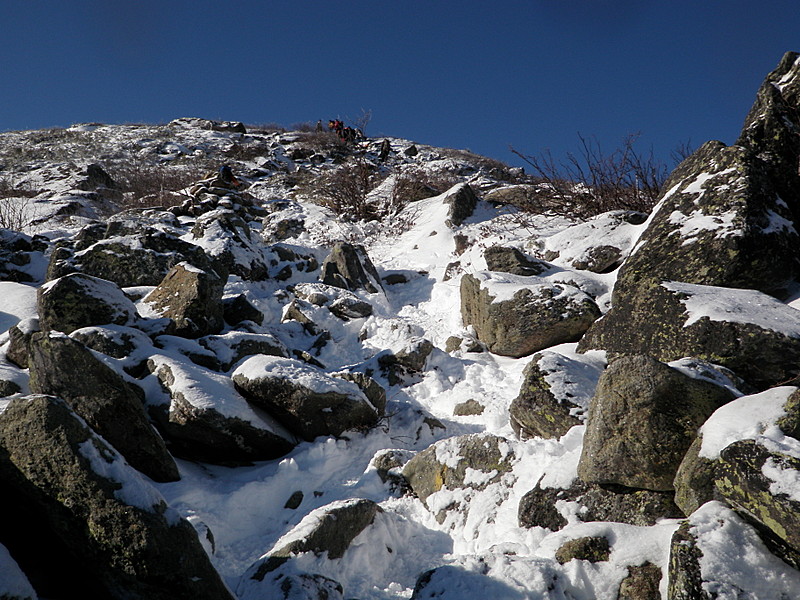 Lion's Head trail - Mount Washington December 2011