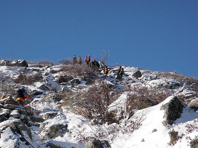 Lion's Head trail - Mount Washington December 2011