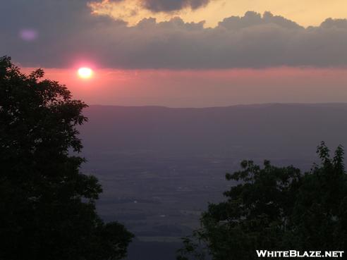 Sunset over Shenandoah Valley