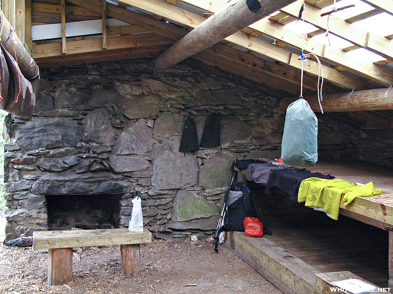 Inside Tricorner Knob Shelter