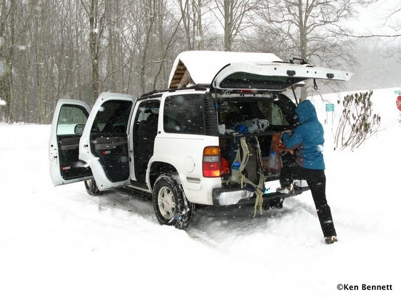 Snowshoeing On Valentine's Weekend, 2010