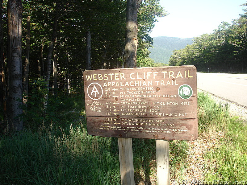 Webster Cliffs- NB AT in New Hampshire