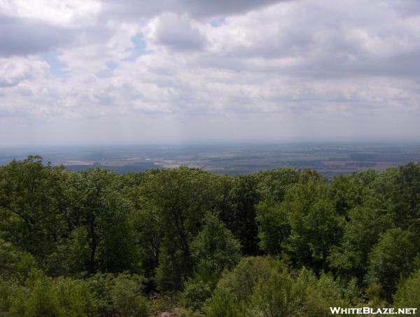 View on the ridge opposite Blackburn Trail Center