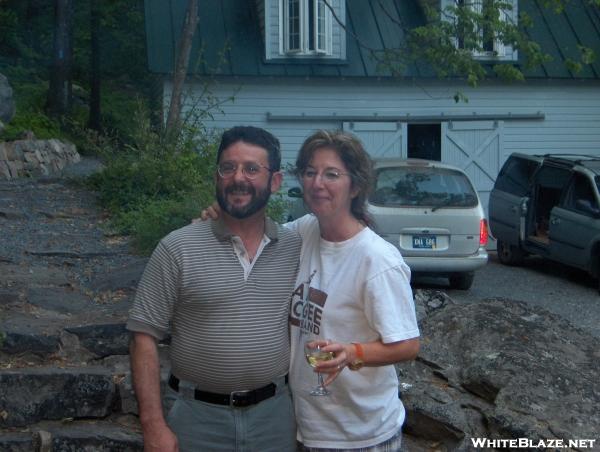 Mark and Becky at the Blackburn Trail Center