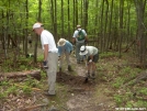 Cadillac Trail Crew working near Blackburn Trail Center on the AT