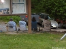 Cadillac Trail Crew Workers waiting for a shower by StarLyte in Virginia & West Virginia Trail Towns