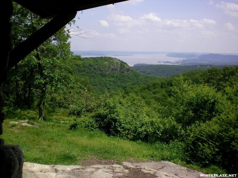 vista from west mountain shelter, bear mountain state park, ny