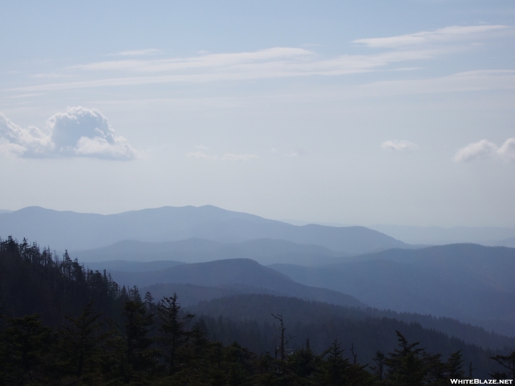 Smokys blue - view from Clingmans Dome