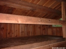 Upper sleeping loft by StoveStomper in Plumorchard Gap Shelter