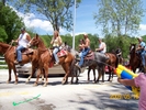 Horses get water bombed Trail Days '09 by Aesop in Trail Days