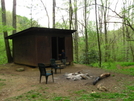 BC checks the shelter for freaks by Ramble~On in Trail & Blazes in North Carolina & Tennessee