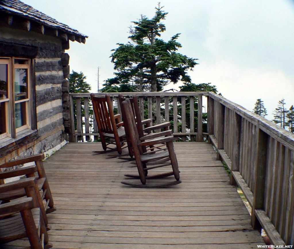 Rocker with a view-Mt. LeConte Lodge