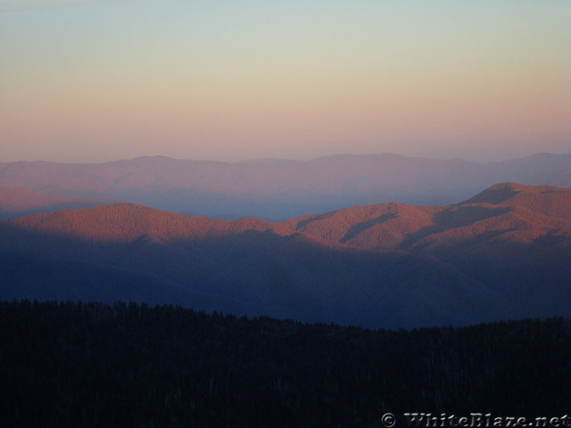 Fall Sunset from near Clingmans Dome