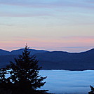 View from gentian pond shelter at dawn by hikerboy57 in Views in Maine