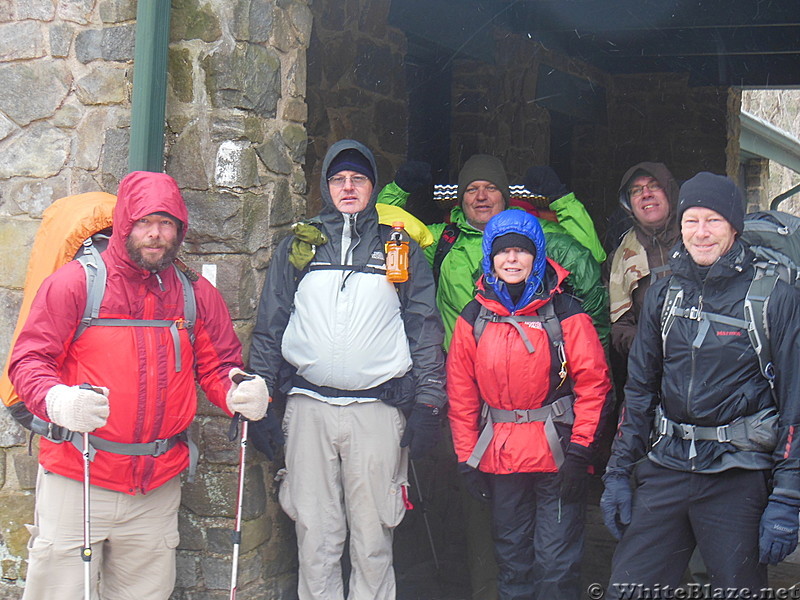 silly walkers at neels gap