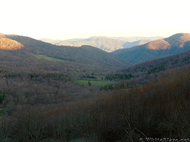 susnet from overmountain shelter