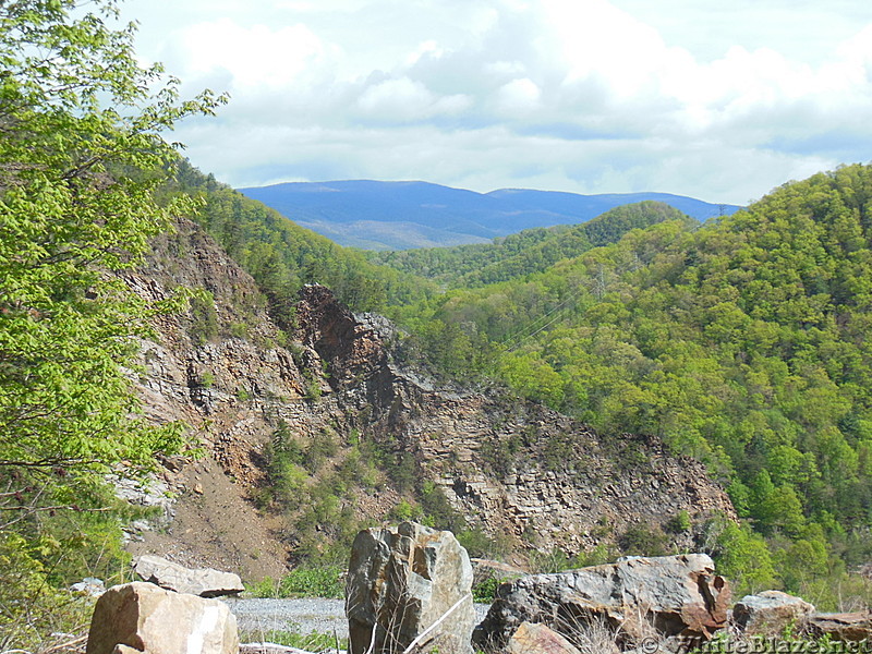 view from wautaga dam