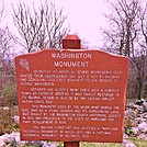 Washington Monument Sign