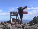 Steve Finishing In 2010 by Turtleback NOBO in Thru - Hikers