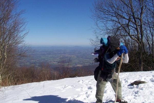 My son on the Mt.