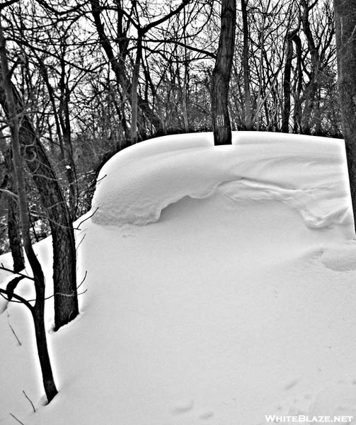 Drifts Above Swatara Gap Feb 27th 2010