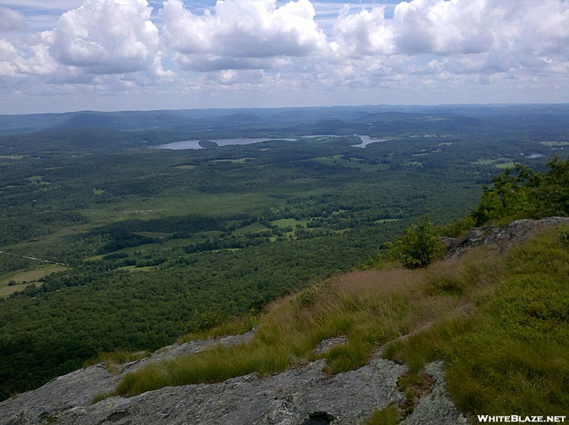 Twin Lakes and Housatonic Valley from North End of Race Mountain Cliff-Walk, Mt. Washington, Mass.