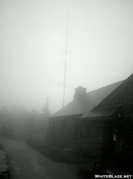 Bascom Lodge in the Fog, Mt. Greylock, July 3, 2011