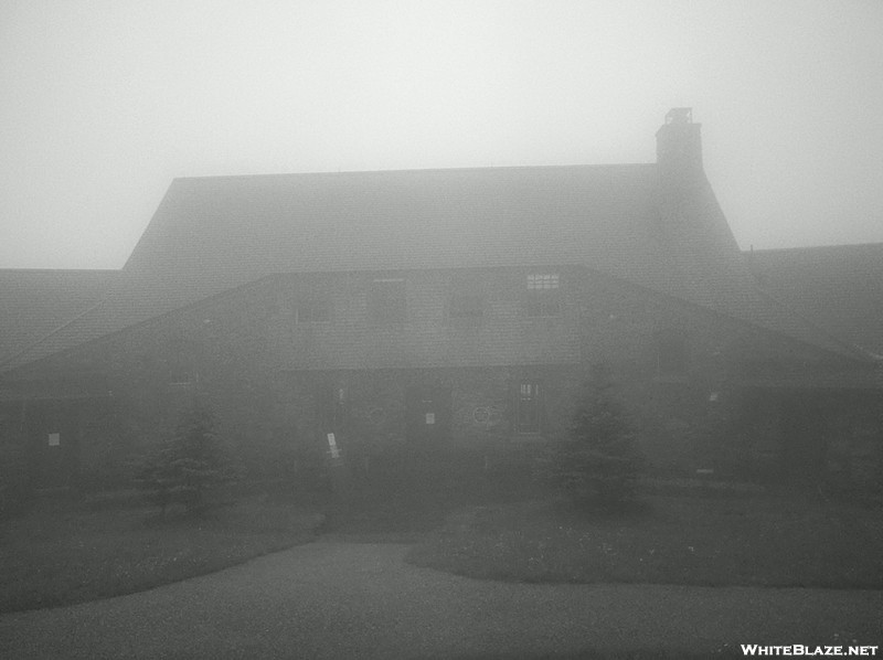 Bascom Lodge in the Fog, Mt. Greylock, July 3, 2011